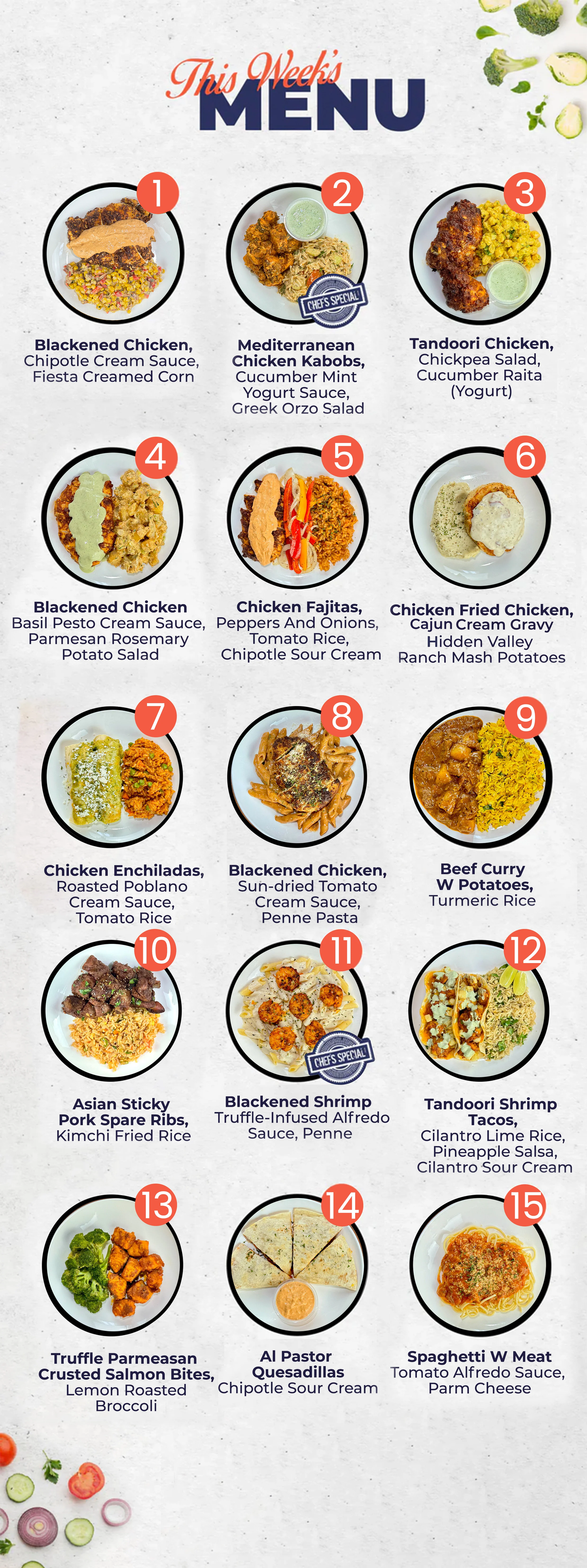 15  MEAL PLAN (FREE DELIVERY)